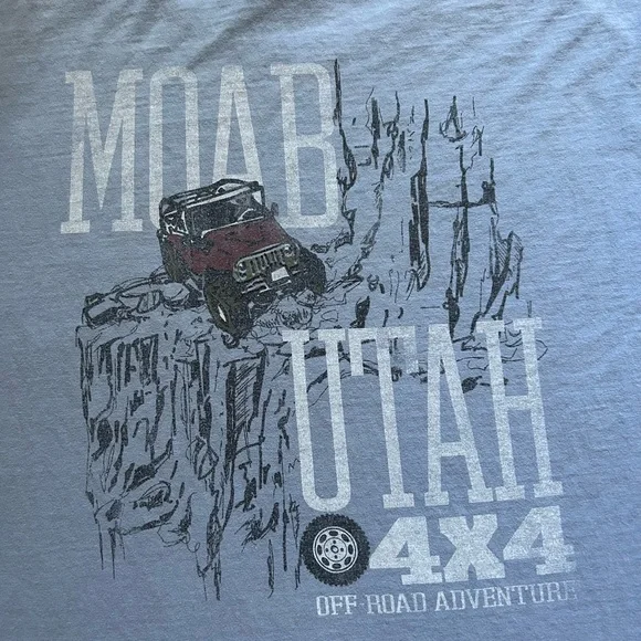 Comfort Wash Moab Utah T-shirt - Picture 4 of 5